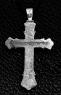 Крест серебряный нательный №1 фото 1