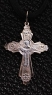Крест серебряный нательный №3 фото 1