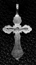 Крест серебряный нательный №7 фото 1