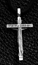 Крест серебряный нательный №2 фото 1