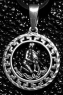 Кулон из серебра авторский зодиак Водолей фото 1