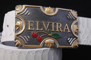 Пряжка из серебра с эмалью на заказ Эльвира