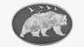 Пряжка на заказ из серебра Медвежья гора фото 4